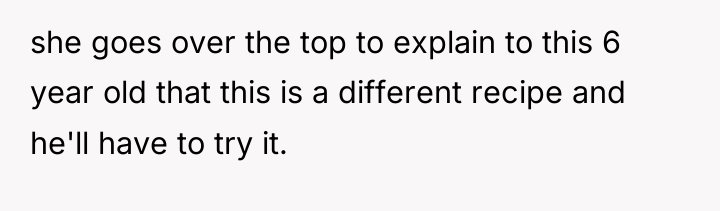 she goes over the top to explain to this 6...