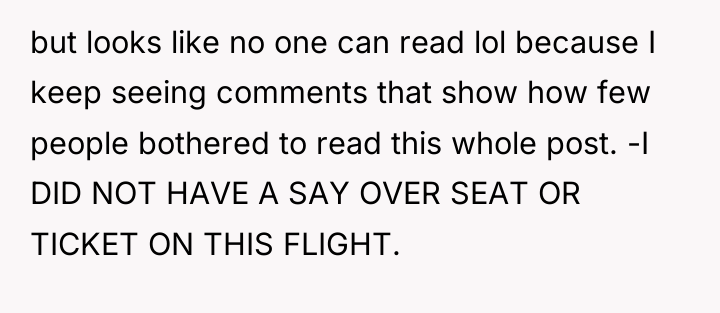 but looks like no one can read lol because I...