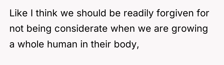 Like I think we should be readily forgiven for not...