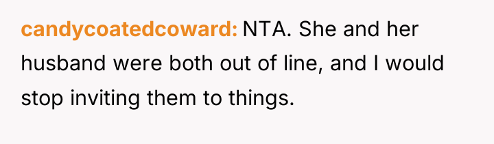 candycoatedcoward NTA. She and her husband were both out of...
