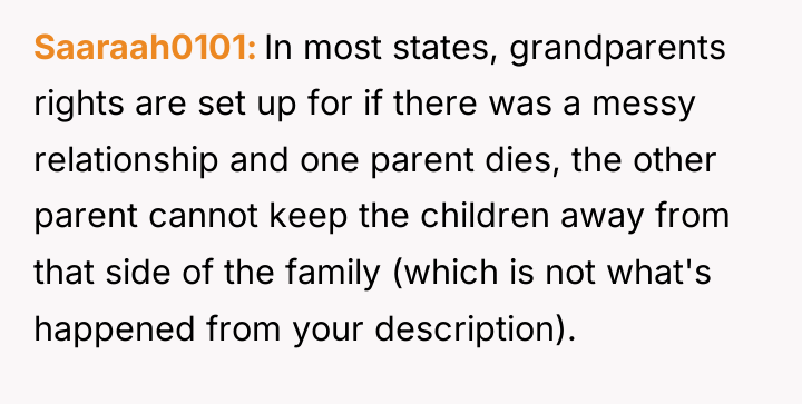 Saaraah0101 In most states, grandparents rights are set up for...