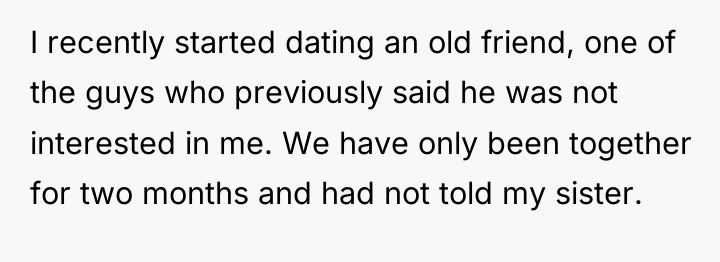 I recently started dating an old friend, one of the...