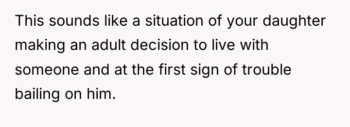 This sounds like a situation of your daughter making an...