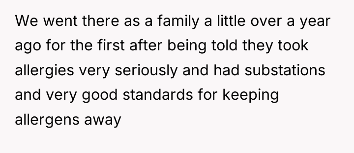 We went there as a family a little over a...