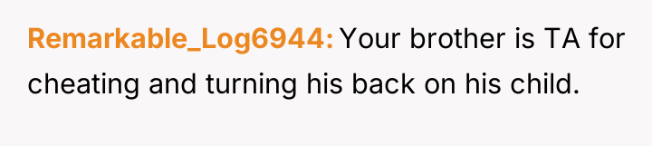 Remarkable_Log6944 Your brother is TA for cheating and turning his...
