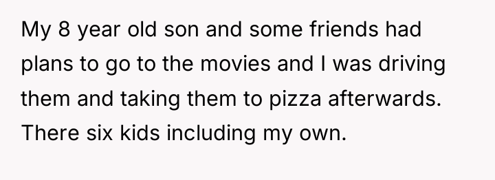 My 8 year old son and some friends had plans...