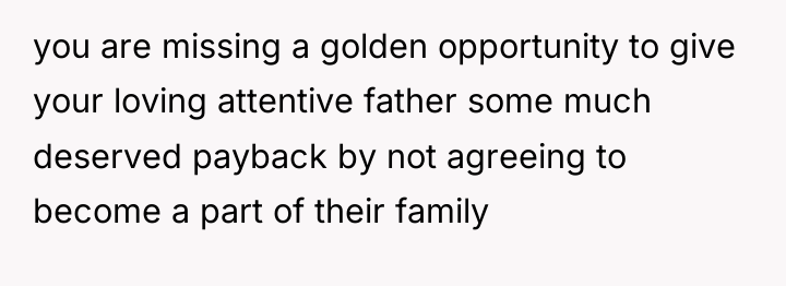 you are missing a golden opportunity to give your loving...