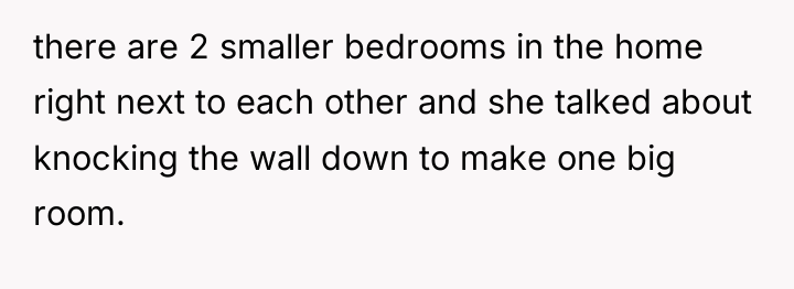 there are 2 smaller bedrooms in the home right next...