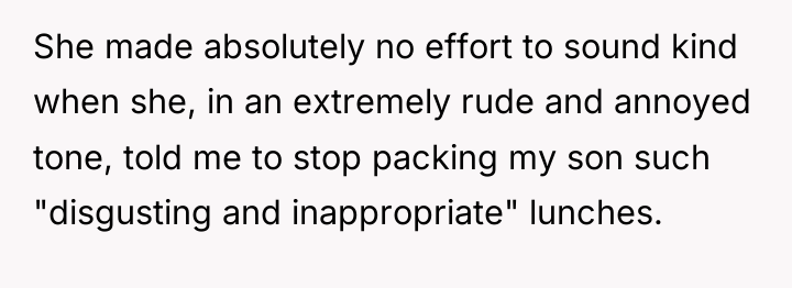 She made absolutely no effort to sound kind when she,...