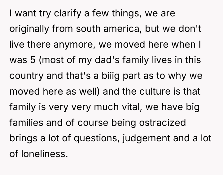 I want try clarify a few things, we are originally...