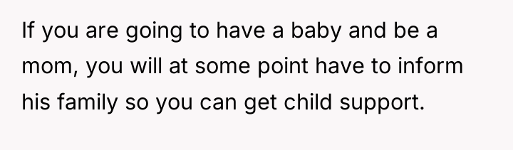 If you are going to have a baby and be...