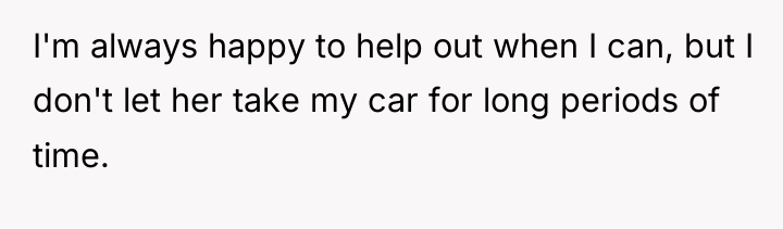 I'm always happy to help out when I can, but...