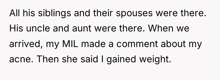 All his siblings and their spouses were there. His uncle...
