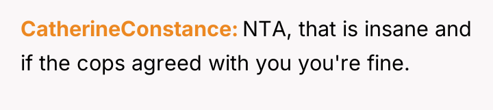 CatherineConstance NTA, that is insane and if the cops agreed...