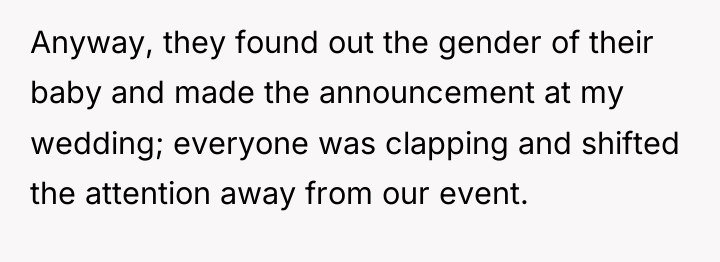 Anyway, they found out the gender of their baby and...