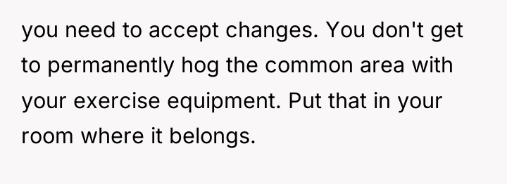 you need to accept changes. You don't get to permanently...