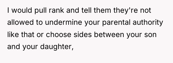I would pull rank and tell them they're not allowed...