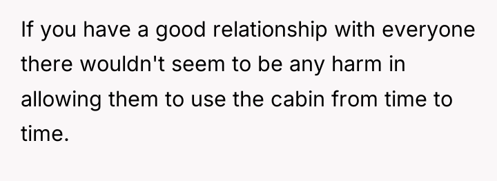 If you have a good relationship with everyone there wouldn't...