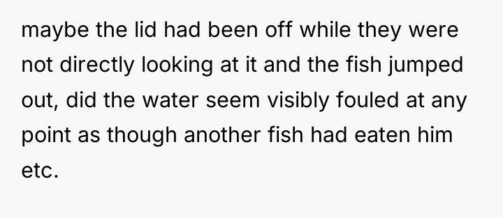 maybe the lid had been off while they were not...