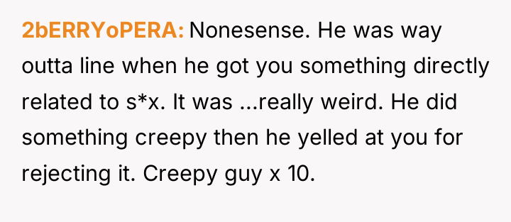 2bERRYoPERA Nonesense. He was way outta line when he got...