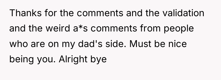 Thanks for the comments and the validation and the weird...