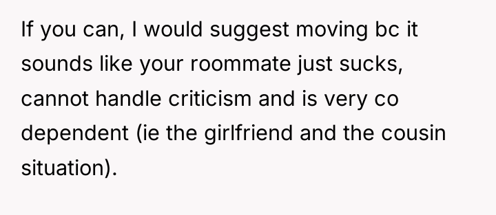 If you can, I would suggest moving bc it sounds...