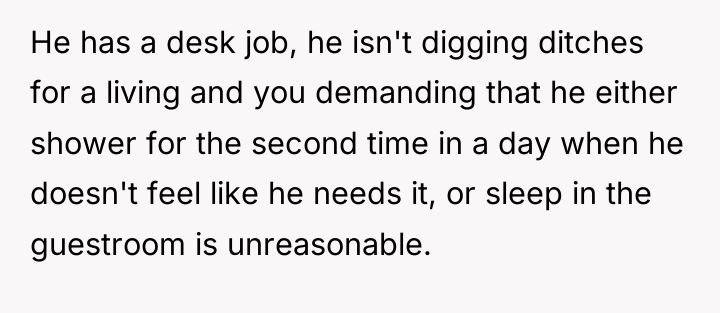 He has a desk job, he isn't digging ditches for...