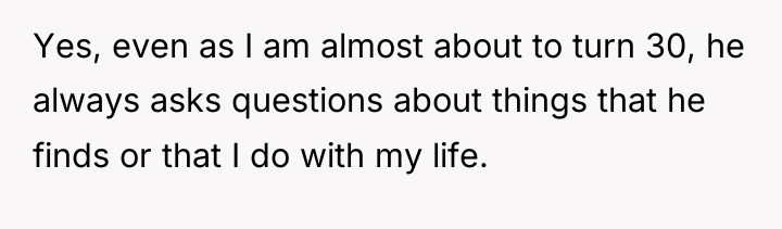 Yes, even as I am almost about to turn 30,...