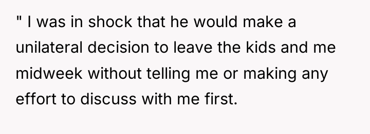 " I was in shock that he would make a...