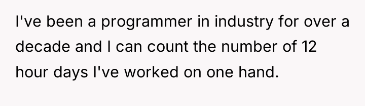 I've been a programmer in industry for over a decade...