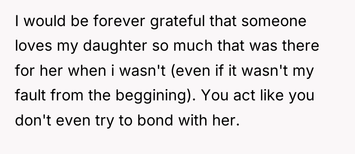 I would be forever grateful that someone loves my daughter...