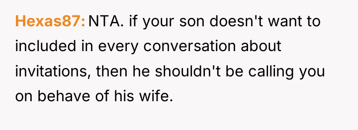 Hexas87 NTA. if your son doesn't want to included in...
