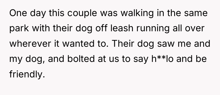 One day this couple was walking in the same park...