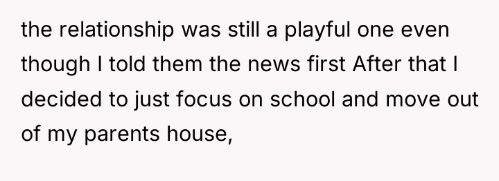 the relationship was still a playful one even though I...