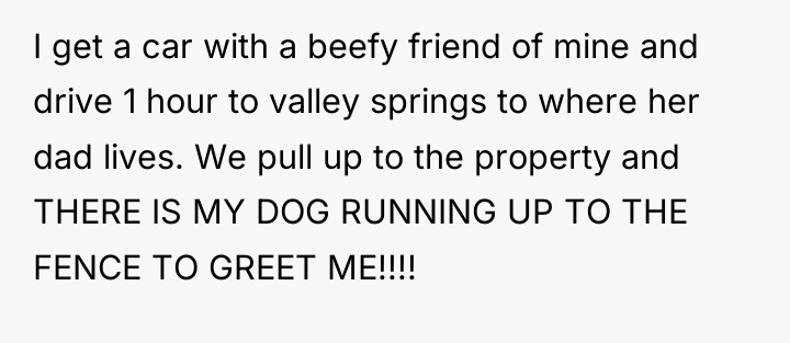 I get a car with a beefy friend of mine...