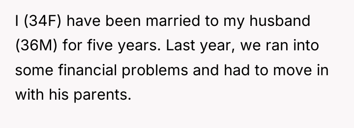 I (34F) have been married to my husband (36M) for...