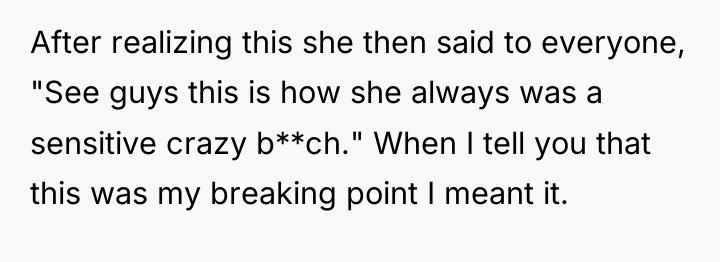 After realizing this she then said to everyone, "See guys...