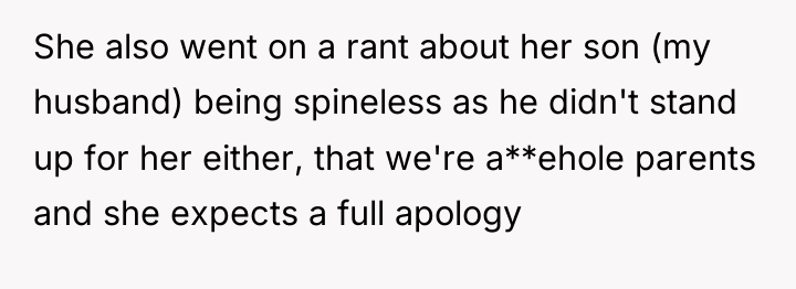 She also went on a rant about her son (my...