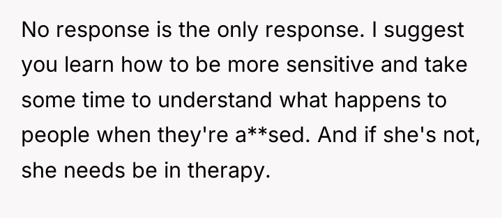 No response is the only response. I suggest you learn...