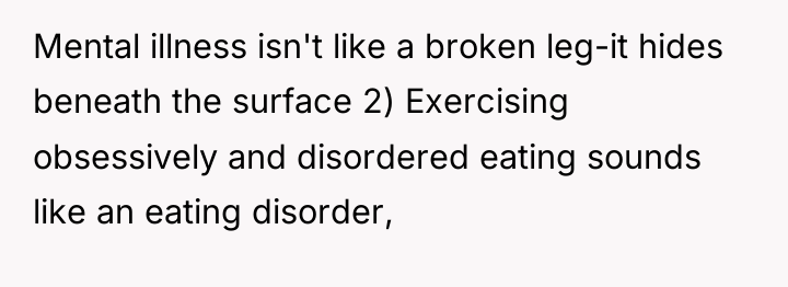 Mental illness isn't like a broken leg-it hides beneath the...