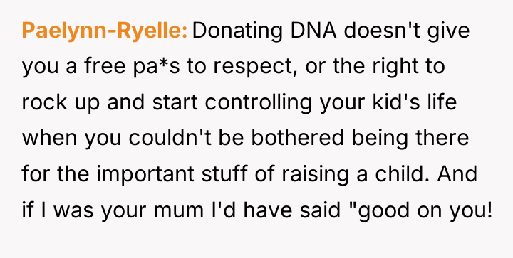 Paelynn-Ryelle Donating DNA doesn't give you a free pa*s to...