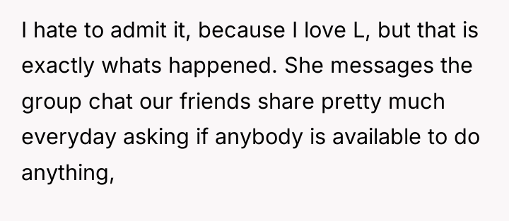 I hate to admit it, because I love L, but...