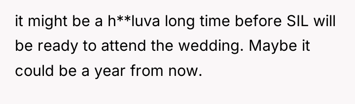 it might be a h**luva long time before SIL will...