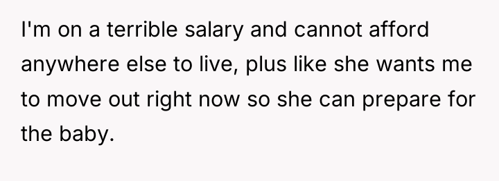 I'm on a terrible salary and cannot afford anywhere else...