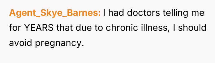 Agent_Skye_Barnes I had doctors telling me for YEARS that due...