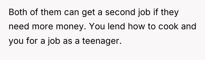 Both of them can get a second job if they...