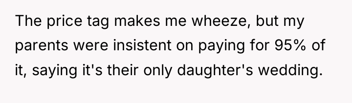 The price tag makes me wheeze, but my parents were...