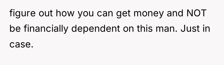 figure out how you can get money and NOT be...