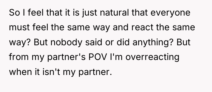 So I feel that it is just natural that everyone...