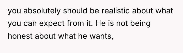 you absolutely should be realistic about what you can expect...